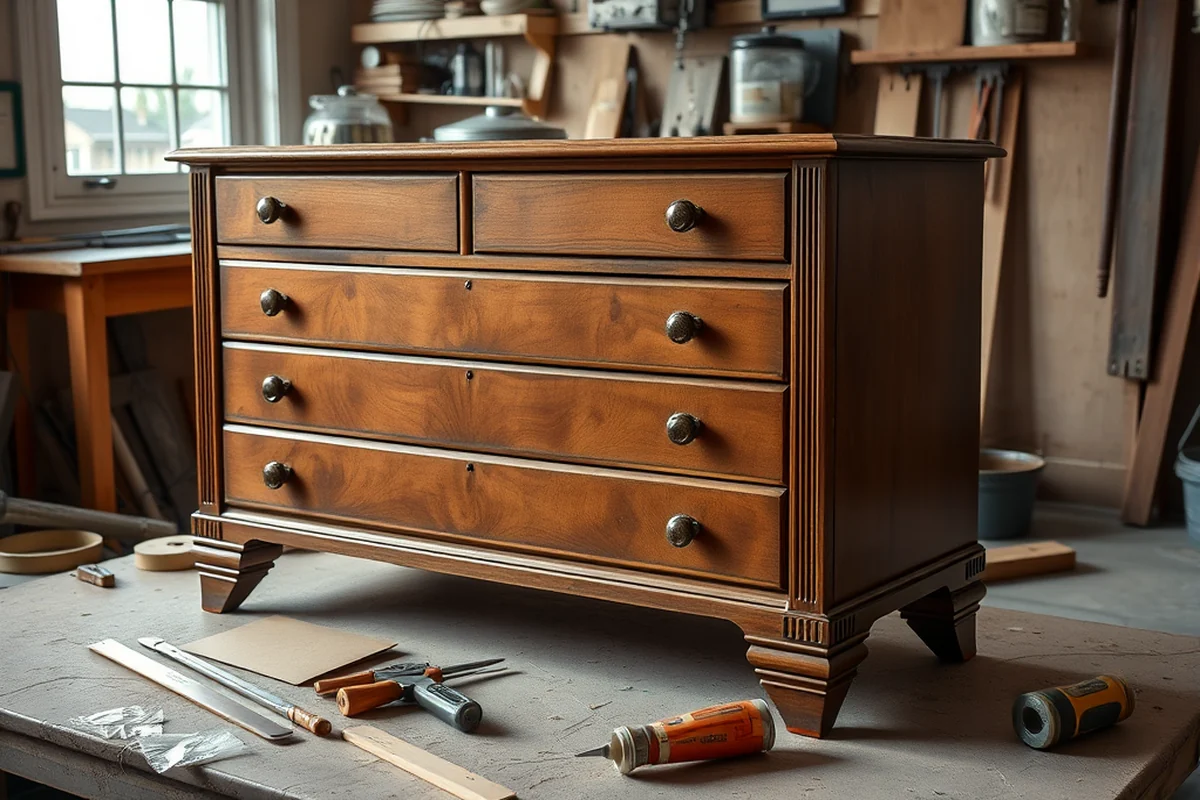 1776 dresser restoration at home — 1776 Dresser Restoration At Home
