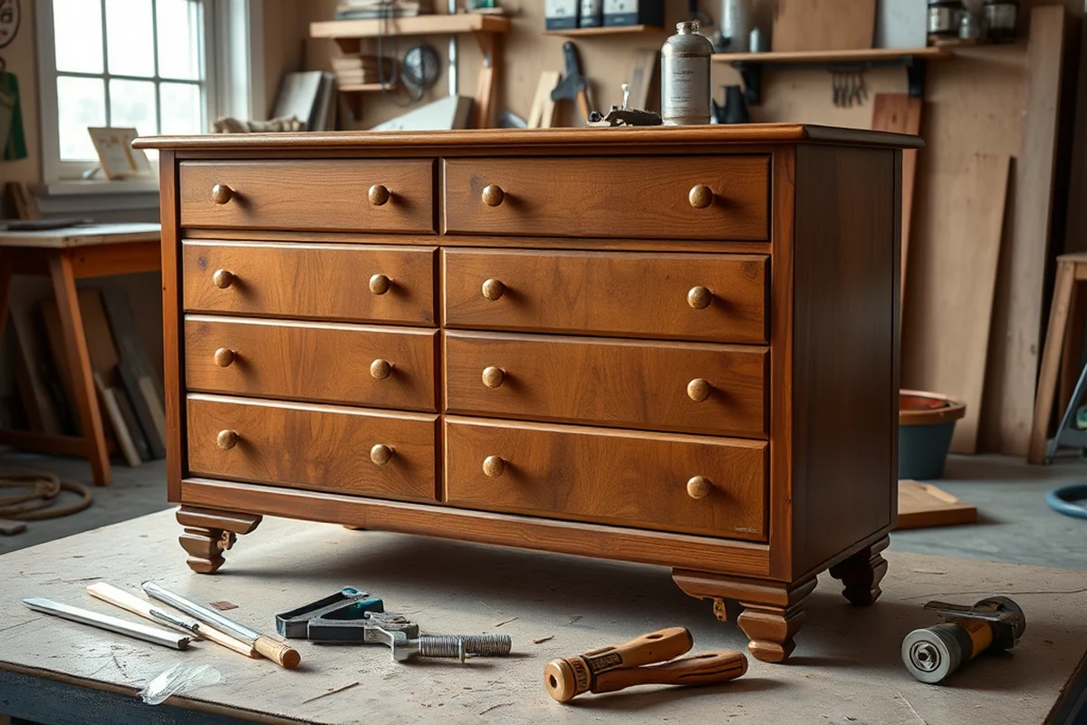 modern dresser restoration for beginners — Modern Dresser Restoration For Beginners
